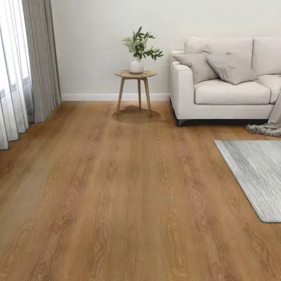 vidaXL Plăci de Pardoseală Maro 5,11 m² 55 buc. PVC