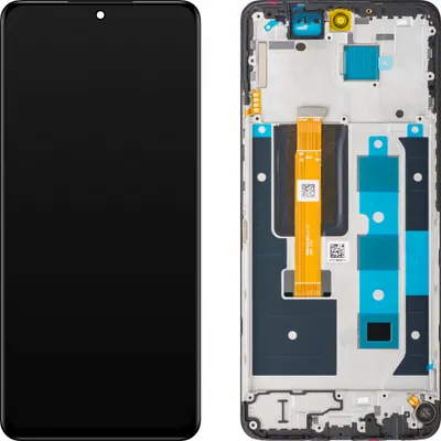 Display cu Touchscreen Realme 12, cu Rama, Negru, Service Pack 621029000184