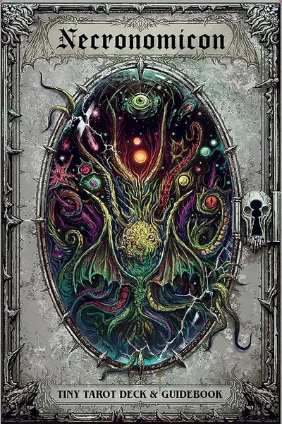 Necronomicon Tiny Tarot Deck (78 Cards and Guidebook)