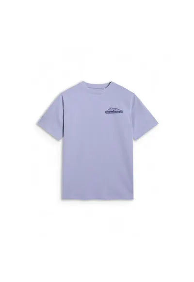 Tricou copii - oversize - bumbac - mov - cu imprimeu