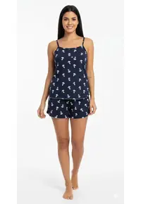 Pijamale din bumbac - din doua piese - pentru dame
