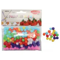 Set mini pom-pom pentru decoratiuni