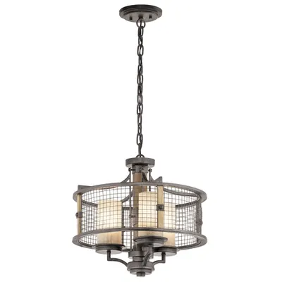 Corp de iluminat suspendat, lustra Ahrendale 3 Light Duo-Mount Chandelier