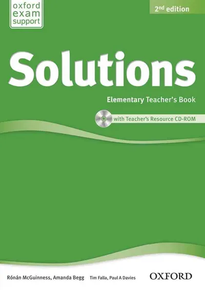 Solutions 2nd Edition Elementary: Teacher's Book and CD-ROM Pack-REDUCERE 50%