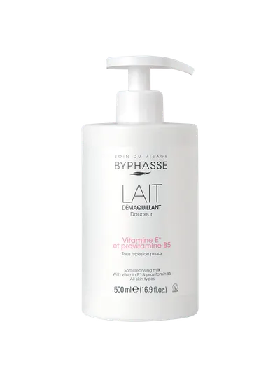 Lapte demachiant pentru toate tipurile de ten, 500ml, Byphasse