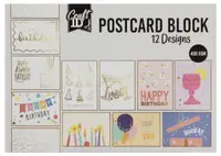 Bloc pentru realizarea de felicitări Craft ID - 12 modele, asortiment