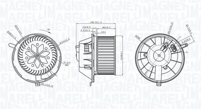 Ventilator Habitaclu Potrivit Audi A3, Q3; Seat Alhambra, Altea, Altea Xl, Leon, Toledo Iii; Skoda Octavia Ii, Superb Ii, Yeti; Vw Caddy Iii, Caddy Iii Minivan, Eos, Golf Plus V 1.2-3.6 02.03