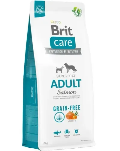 BRIT Care Grain-free Adult Sac hrana uscata caini, cu somon 12 kg
