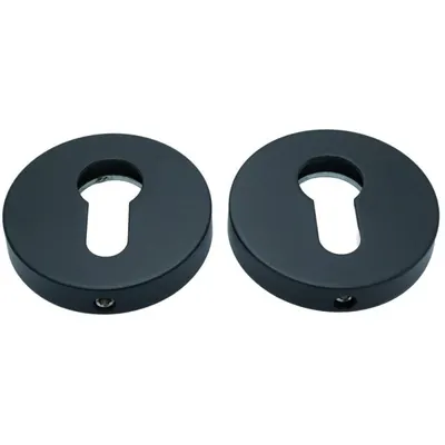 Rozeta Y Model Esus, Fi 52 mm, Finisaj Negru Mat