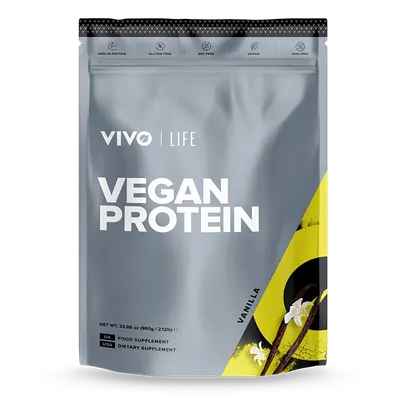 Proteina vegetala cu aroma de Vanilie Life, 900g, Vivo