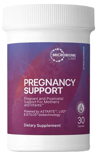 Pregnancy Support Пробиотик, 30 capsule, Microbiome Labs