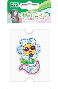 Sticker 3D Smartphone. Floare