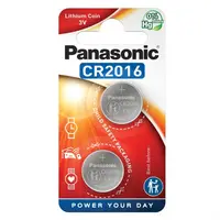 Baterii litiu 3V CR2016 90mAh, 2 Buc. Panasonic