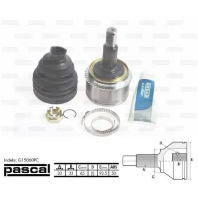 Set articulatie, planetara PASCAL G15060PC