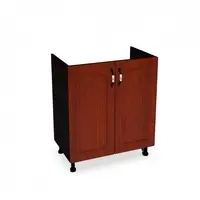 Corp inferior 60 cu 2 usi masca chiuveta Zebra MDF mustata cedru