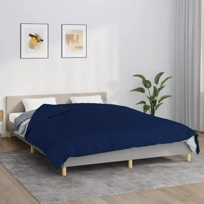 Gossi patura grea, albastru, 200x230 cm, 13 kg, material textil