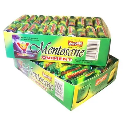 Mentosane Mentolate Oviment 13g/60 bucati pe cutie Engros
