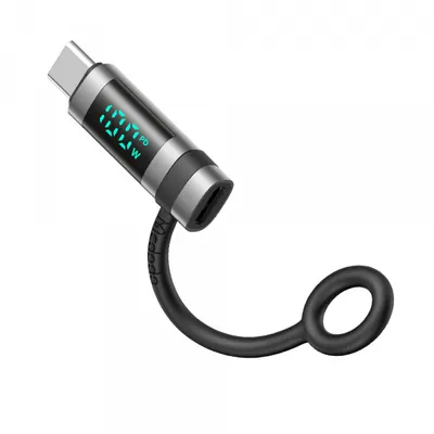 Adaptor Date si Incarcare USB-C - USB-C McDodo OT-2620 Pigeon Display, Negru