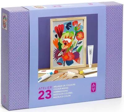 Set creativ Djeco Atelier 23 - Amestecarea culorilor
