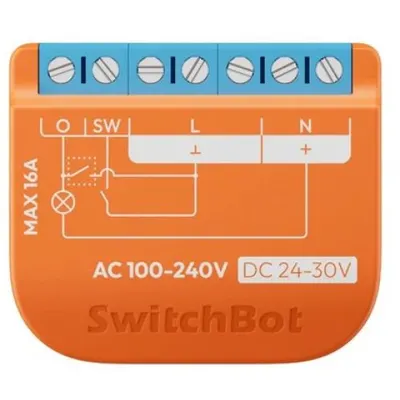 Comutator Releu Inteligent SwitchBot 080886 Relay Switch 1PM, Matter, Wi-Fi, BLE, IP-Power Monitoring