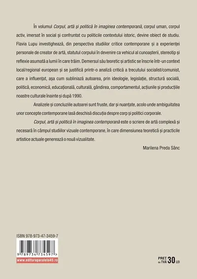 Corpul, arta si politica in imaginea contemporana