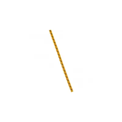 Eticheta Duplix - negru capital letter on yellow backgrotund - ''O''