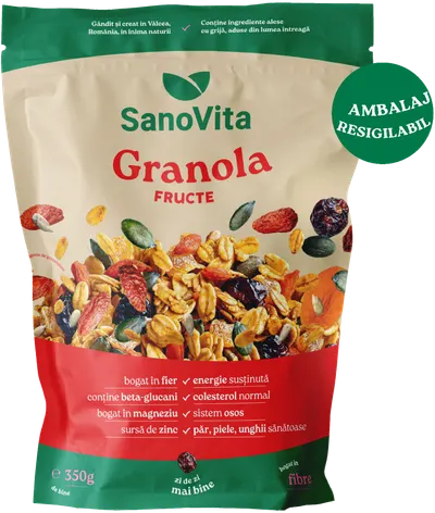 Granola cu fructe, 350g, SanoVita