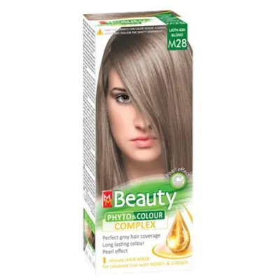 Vopsea de par M28 - Blond cenusiu deschis, MM Beauty | 110 g