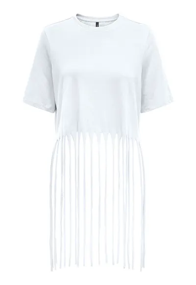 Tricou dama 15325262 - Bumbac - Alb - Alb