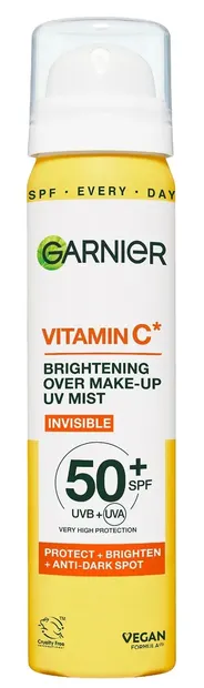 Garnier Spray de protecție solară pentru față Vitamin C, SPF50+, 75 ml