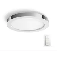 Plafoniera Philips HUE Adore Crom 1x40W LED 2400lm 2200-6500K 24V cu variator si Bluetooth IP44