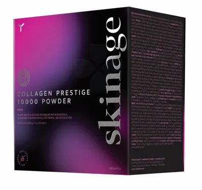 Colagen Marin, 20 plicuri, fără zahăr, cu Acid Hialuronic și Vitamina C, 10000mg Prestige