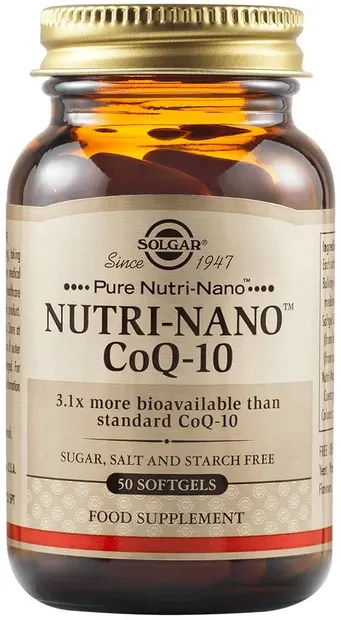 Nutri-Nano CoQ-10, 50 capsule gelatinoase moi, Solgar