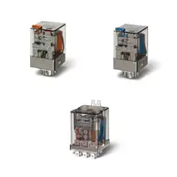 Releu de uz general - 2 contacte, 10 A, C (contact comutator), 240 V, Standard, C.A. (50/60Hz), AgNi + Au, Fișabil, Niciuna