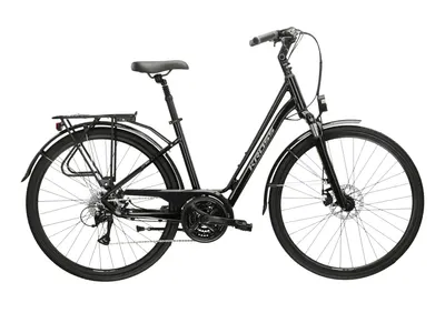 Bicicletă de oraș KROSS Sentio 3.0, roată 28", cadru 20", neagră.