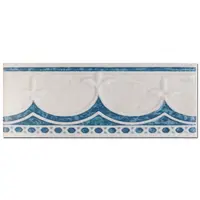 Brau decorativ faianta baie / bucatarie Mirella Azul 7.5 x 20