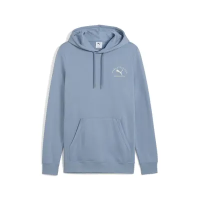 Pulover alergare bărbați cu glugă Class Graphic roșu PUMA