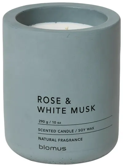 Lumânare parfumată Blomus Fraga - L, Rose & White Musk, FlintStone