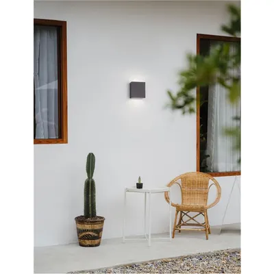 Aplica ZARO Anthracit Aluminiu turnat Aluminiu & Sticla clara LED 10.4 Wat 639Lm 3000K CRI >84 UGR