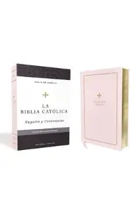 Biblia Católica, Regalos Y Ceremonias, Color Rosa, Cuero Reciclado
