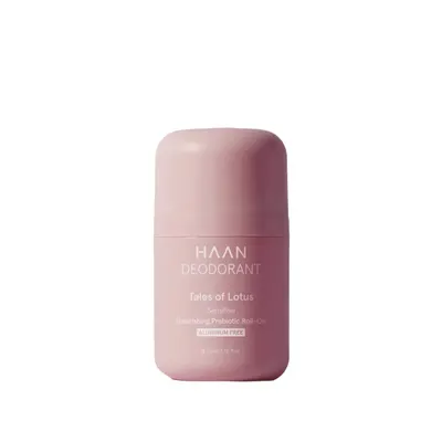Deodorant roll-on hranitor cu prebiotice cu lotus pentru piele sensibila Tales of Lotus, 40ml, Haan