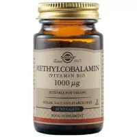 Metilcobalamina Vitamina B12 1000 mg, Solgar | 30 tablete sublinguale