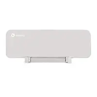 Protectie laterala pat, Lionelo, Lora, Pliabila, Sistem de blocare StandSafe, Geanta de transport inclusa, 105 x 45 cm, Bej
