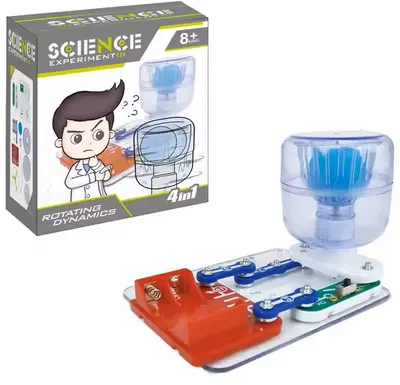 Set științific Smart Baby - Circuit electric și dinamică rotațională, 20 piese