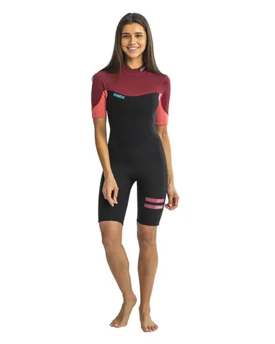 Costum pentru scufundări shorty înot femei Sofia 3/2 mm negru