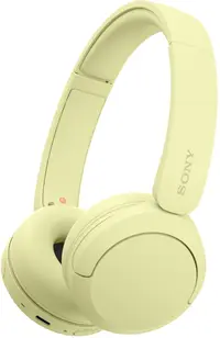 Căști fără fir cu microfon Sony - WH-CH520, galben