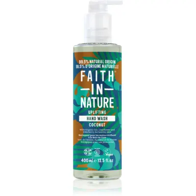 Faith In Nature Coconut Săpun natural pentru mâini cu ulei de cocos 400 ml