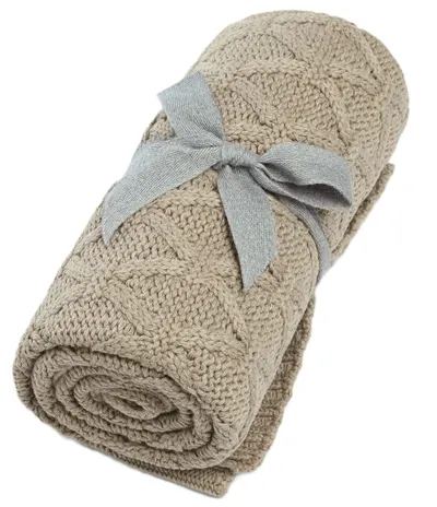 Pătură tricotată Mamas & Papas - Diamond, 70 х 90 cm