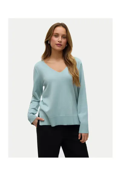 Bluza dama - 304786716 - Viscoza/Poliester reciclat - Verde - Verde