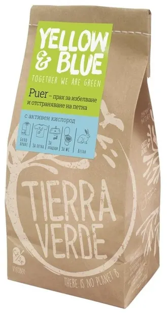Detergent pentru inalbire si indepartarea petelor Tierra Verde - Puer, 1 kg